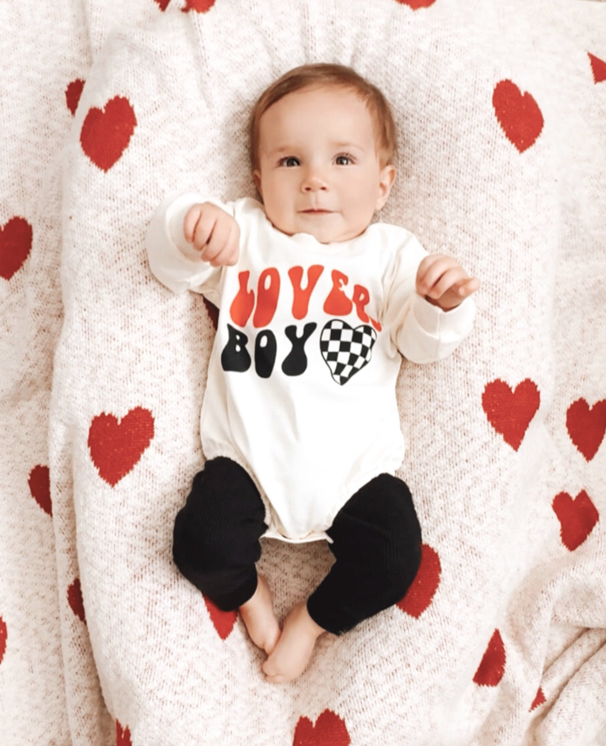 LOVER BOY BUBBLE ROMPER