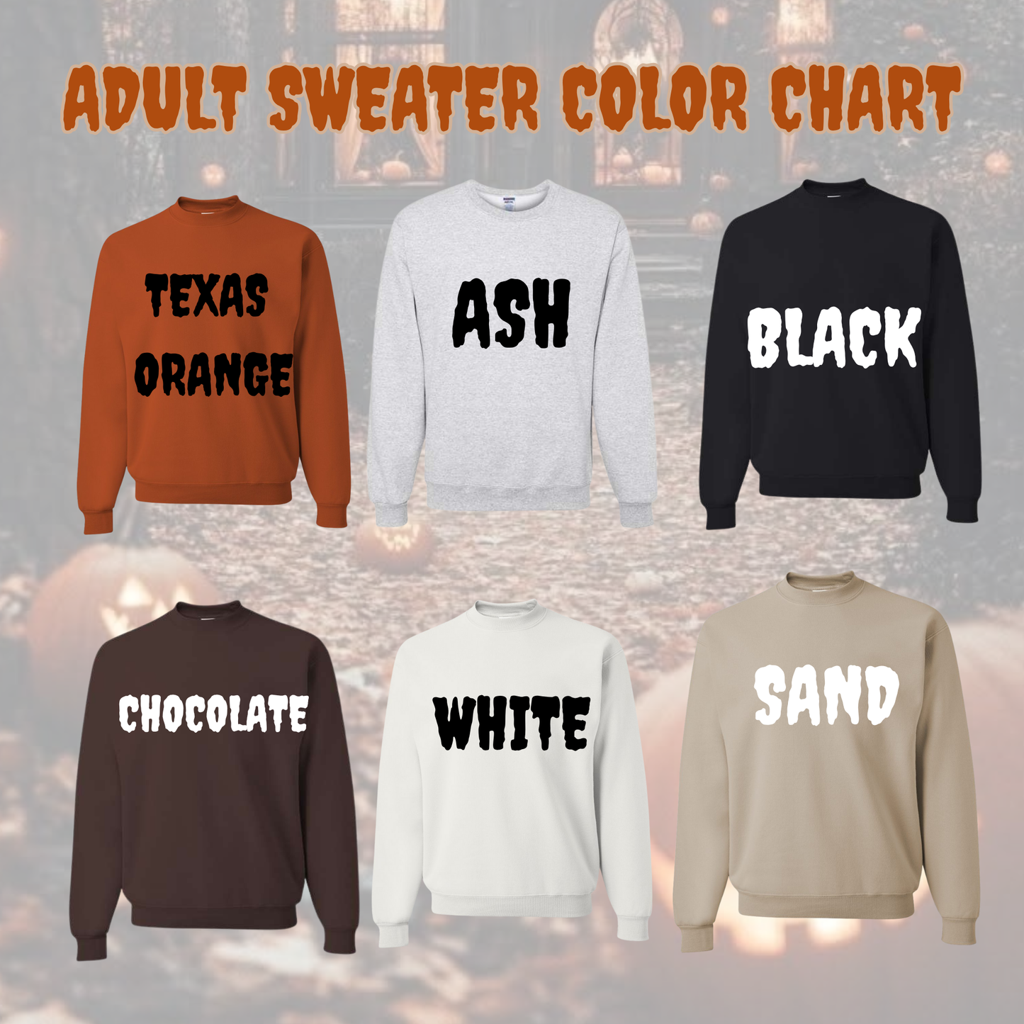 SPOOKY DRIP #23 (SWEATER)