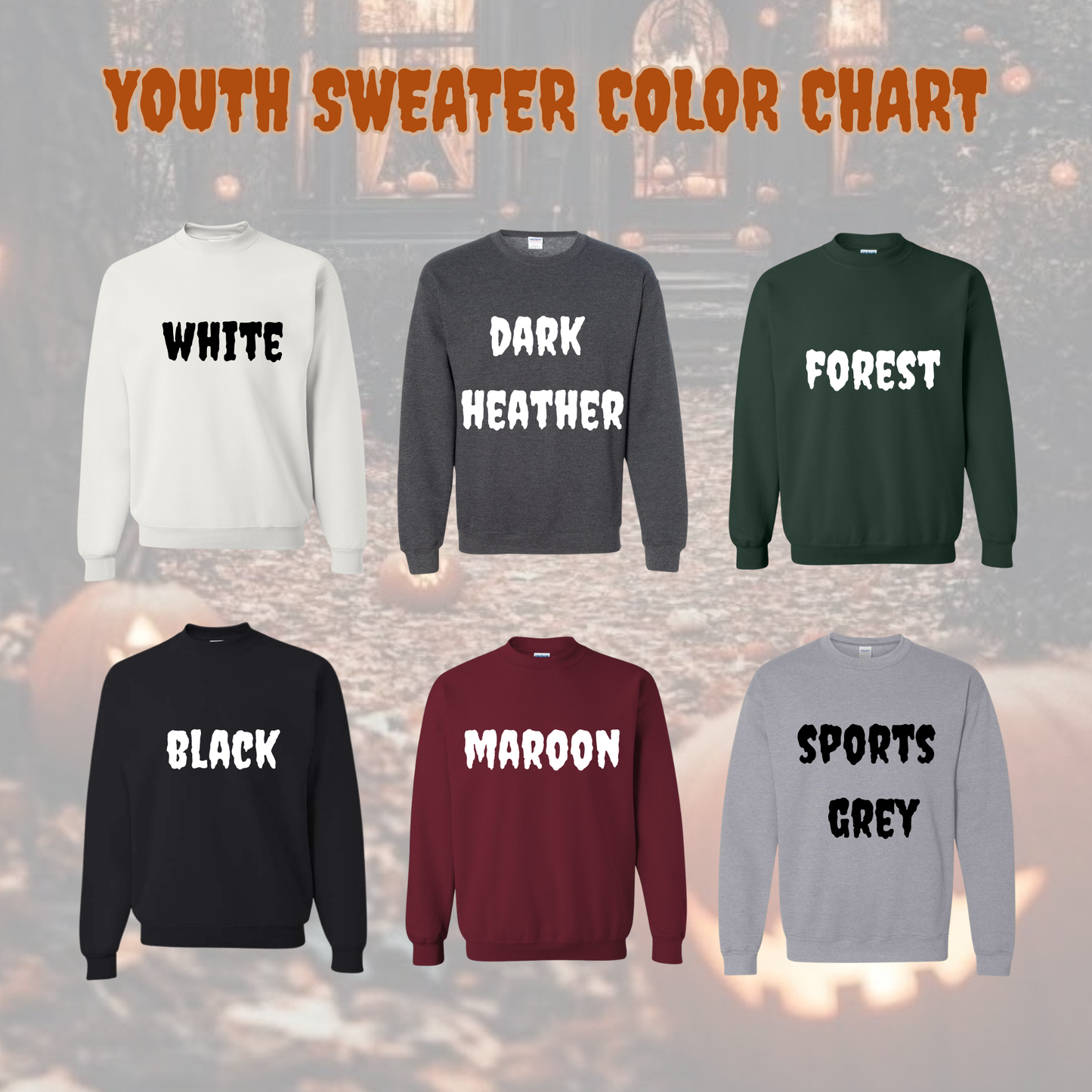 SPOOKY DRIP #23 (SWEATER)