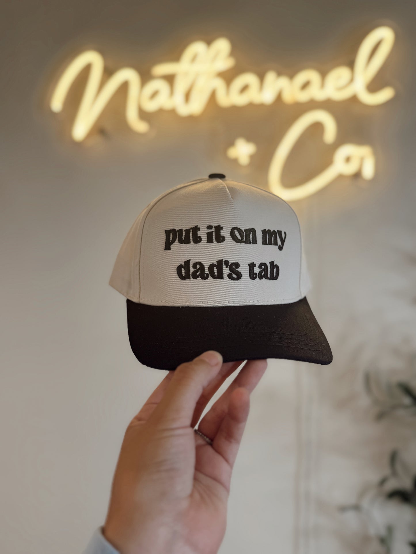 PUT IT ON MY DAD’S TAB TODDLER CAP