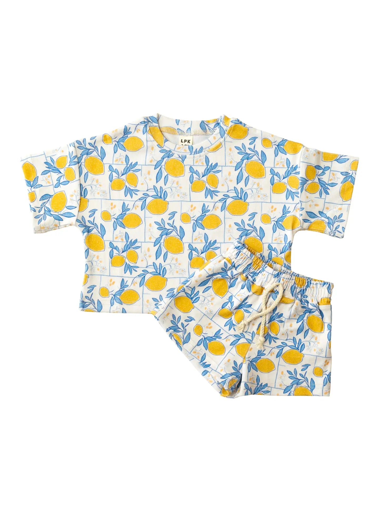 Baby & Kids' Cotton Shorts Set | Lemons