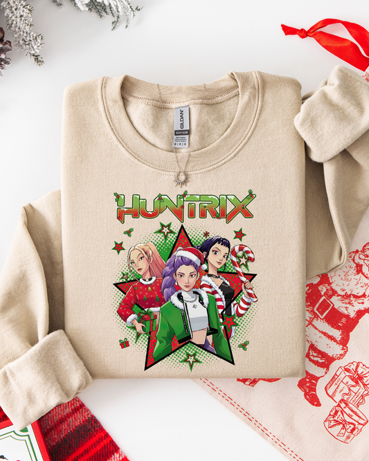 MERRY & BRIGHT #10 (LONG SLEEVE SHIRT + CREWNECK SWEATER)