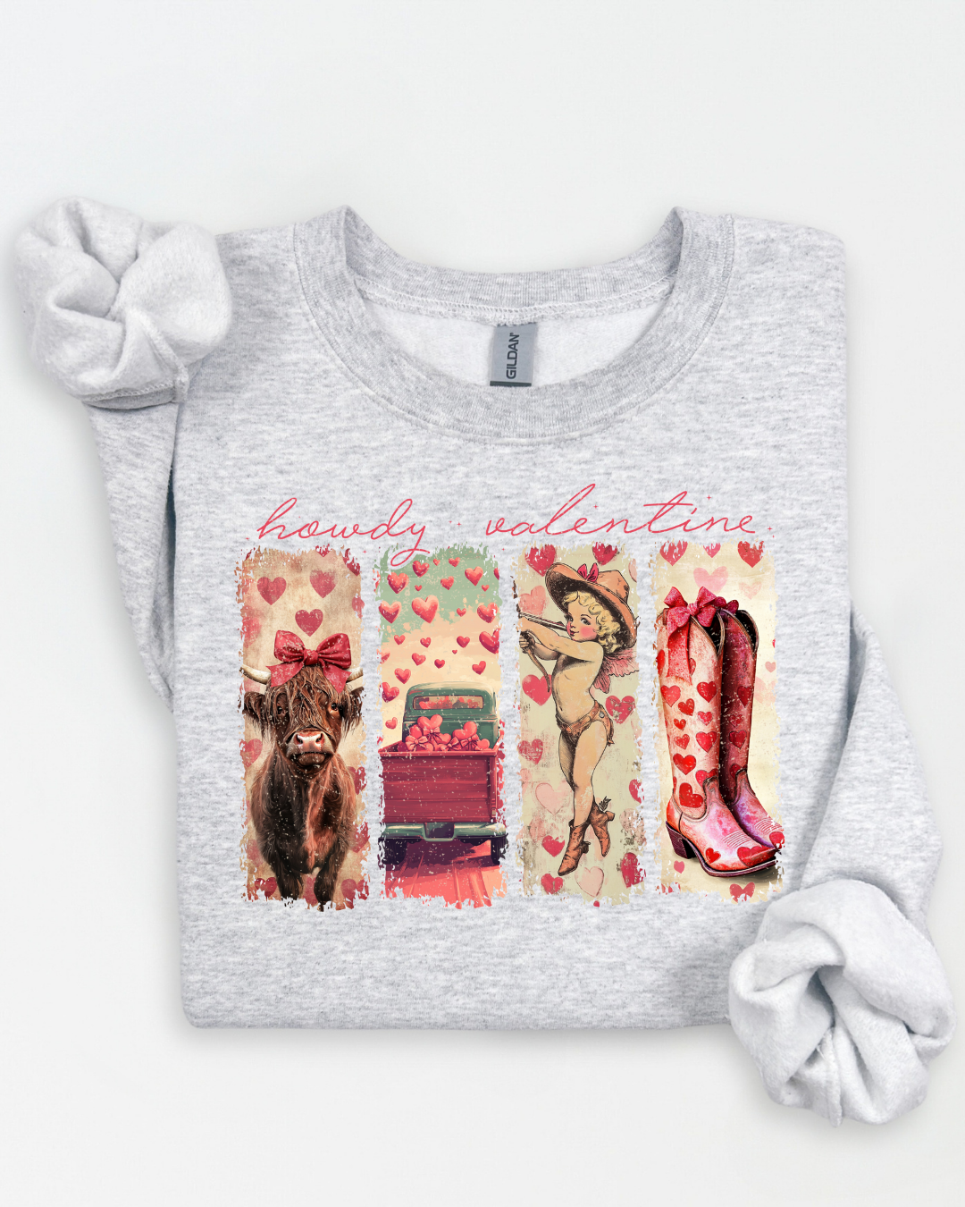 SWEETHEART COLLECTION #10 (LONG SLEEVE SHIRT + CREWNECK SWEATER)