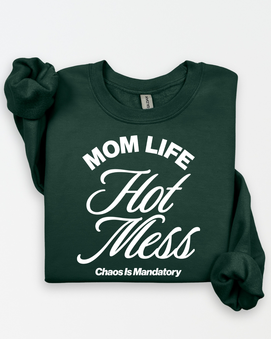 HOT MESS MOM LIFE SWEATER (READY TO SHIP)