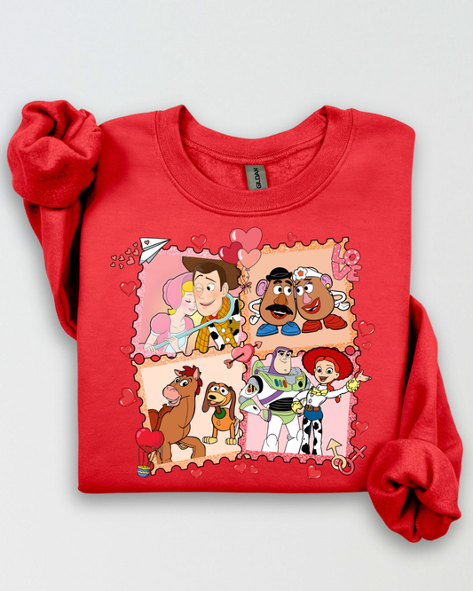 SWEETHEART COLLECTION #16 (LONG SLEEVE SHIRT + CREWNECK SWEATER)