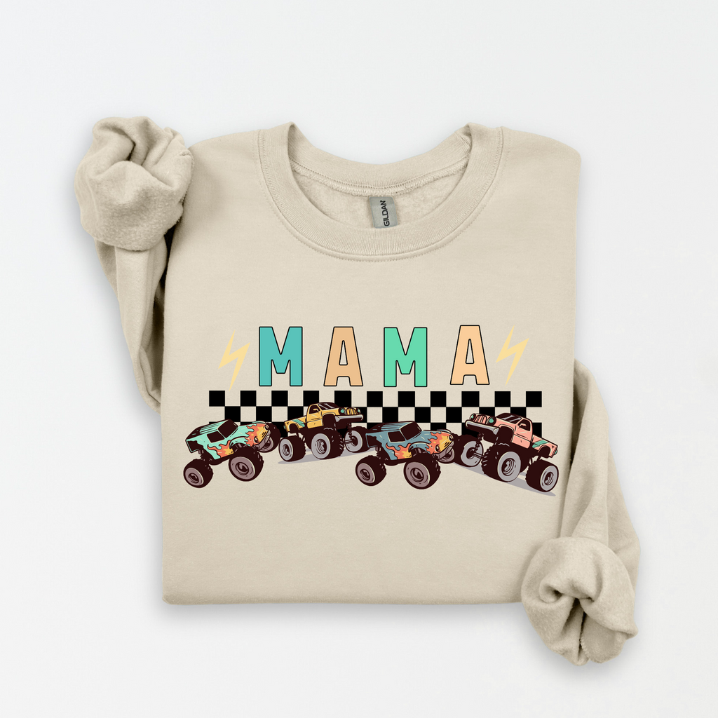 MONSTER TRUCK MAMA  (SHIRT + SWEATER OPTION)
