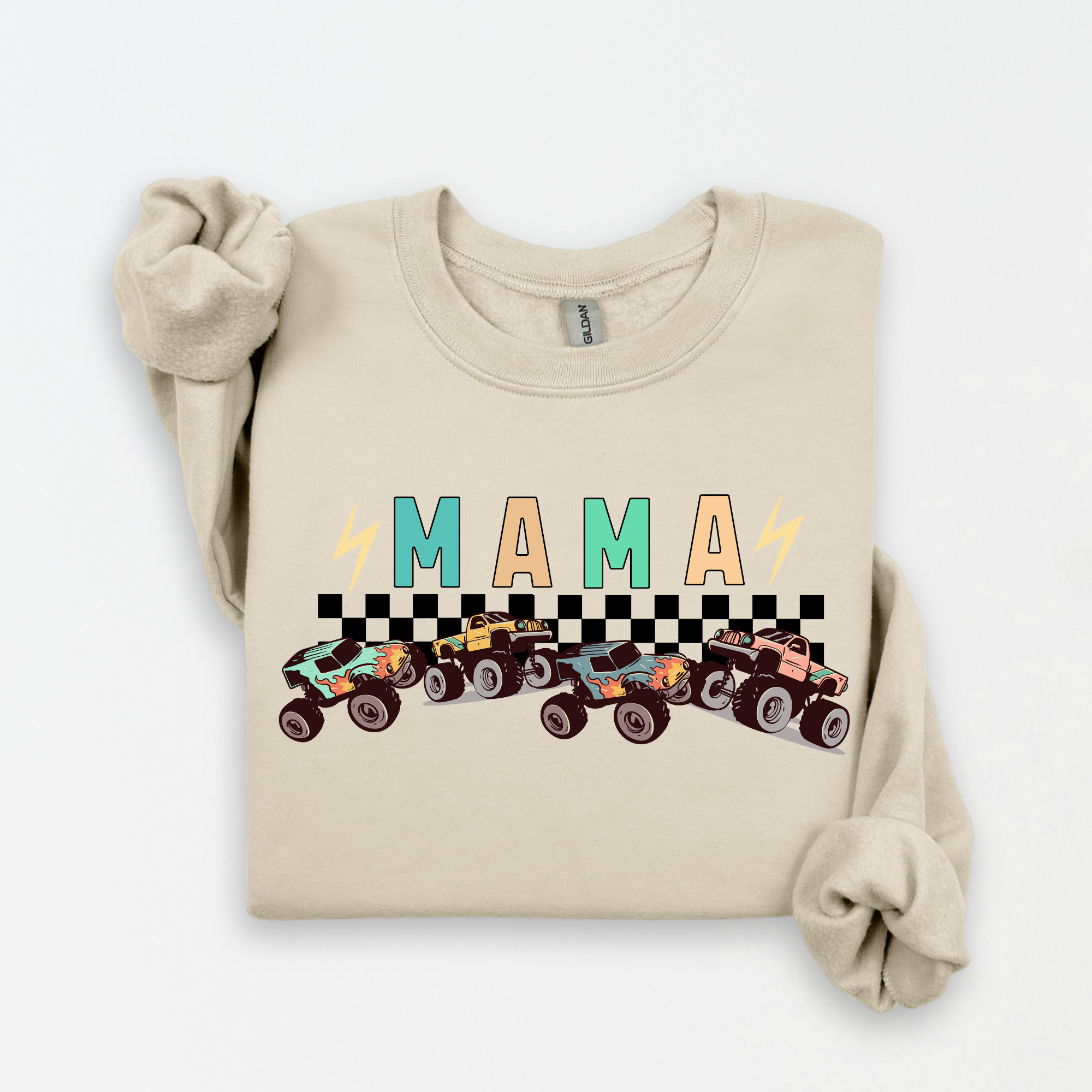 MONSTER TRUCK MAMA  (SHIRT + SWEATER OPTION)