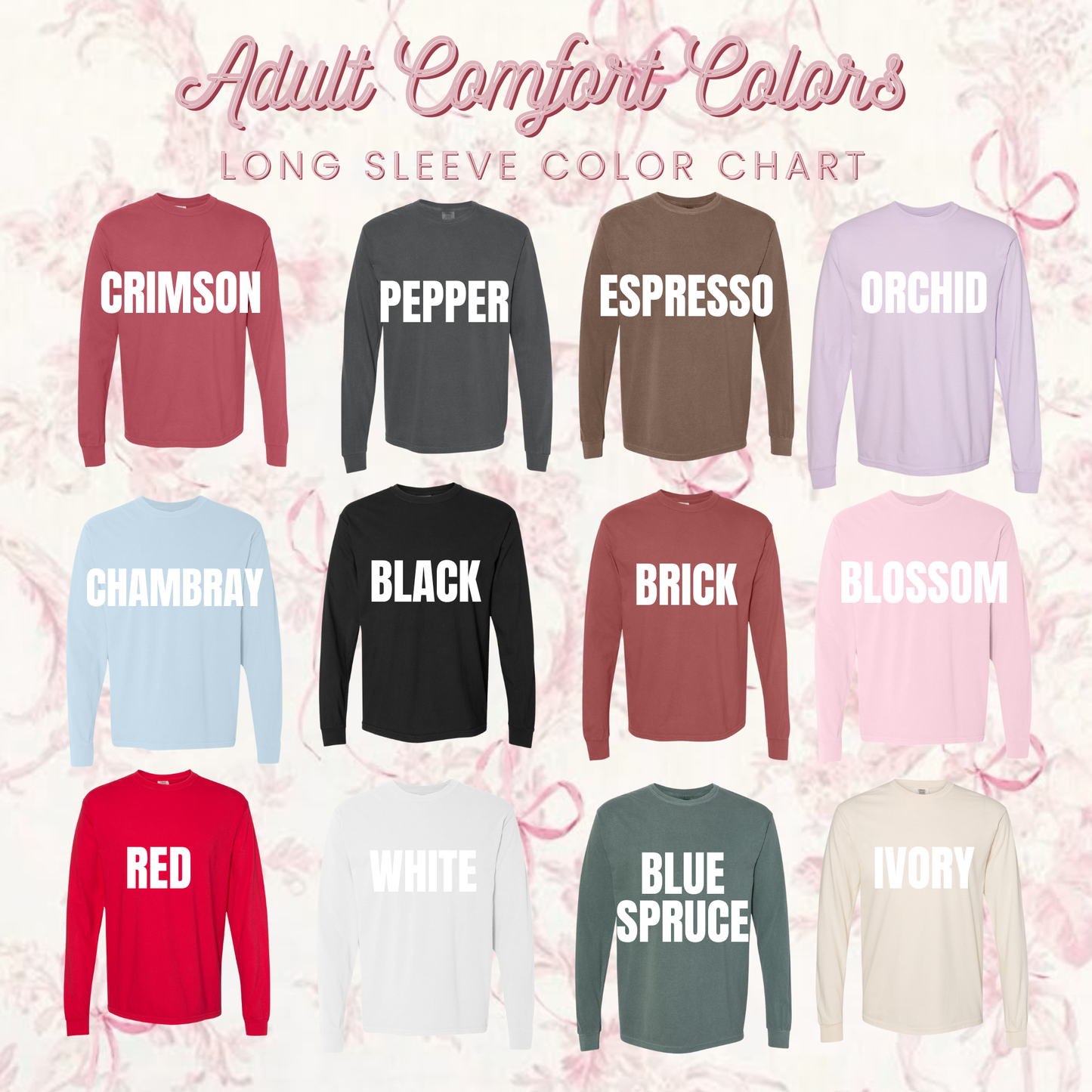 SWEETHEART COLLECTION #12 (LONG SLEEVE SHIRT + CREWNECK SWEATER)