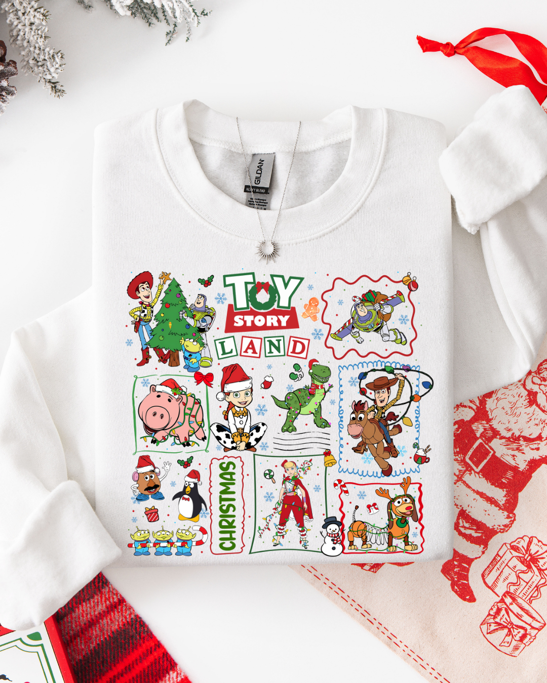 MERRY & BRIGHT #30 (LONG SLEEVE SHIRT + CREWNECK SWEATER)