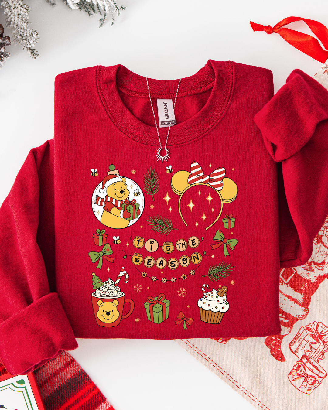 MERRY & BRIGHT #36 (LONG SLEEVE SHIRT + CREWNECK SWEATER)