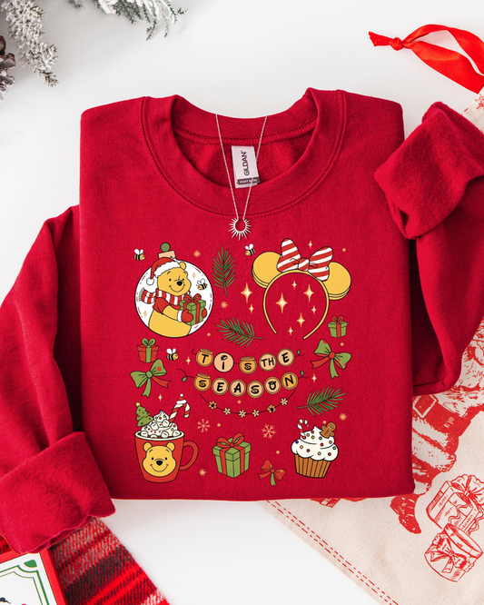 MERRY & BRIGHT #36 (LONG SLEEVE SHIRT + CREWNECK SWEATER)