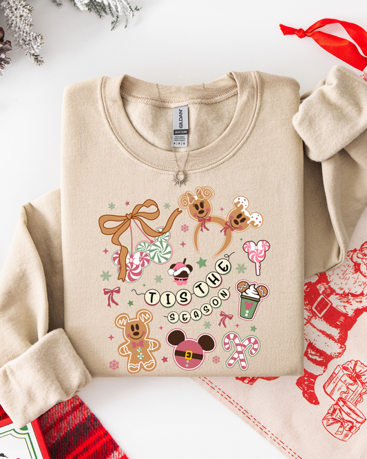 MERRY & BRIGHT #38 (LONG SLEEVE SHIRT + CREWNECK SWEATER)