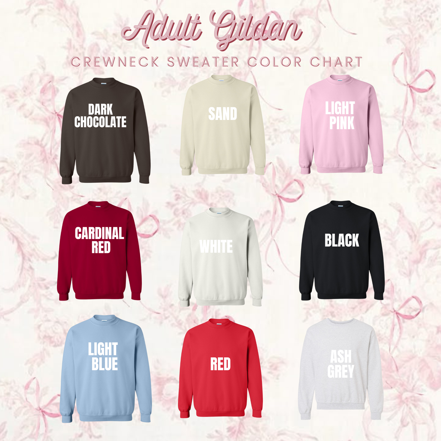 SWEETHEART COLLECTION #22 LONG SLEEVE SHIRT + CREWNECK SWEATER)