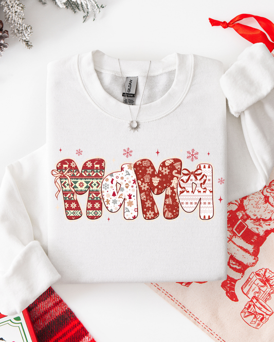 MERRY & BRIGHT #40 (LONG SLEEVE SHIRT + CREWNECK SWEATER)