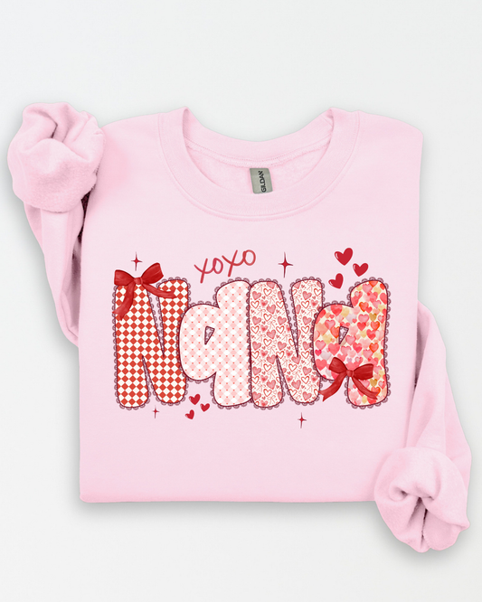 SWEETHEART COLLECTION #4 (LONG SLEEVE SHIRT + CREWNECK SWEATER)