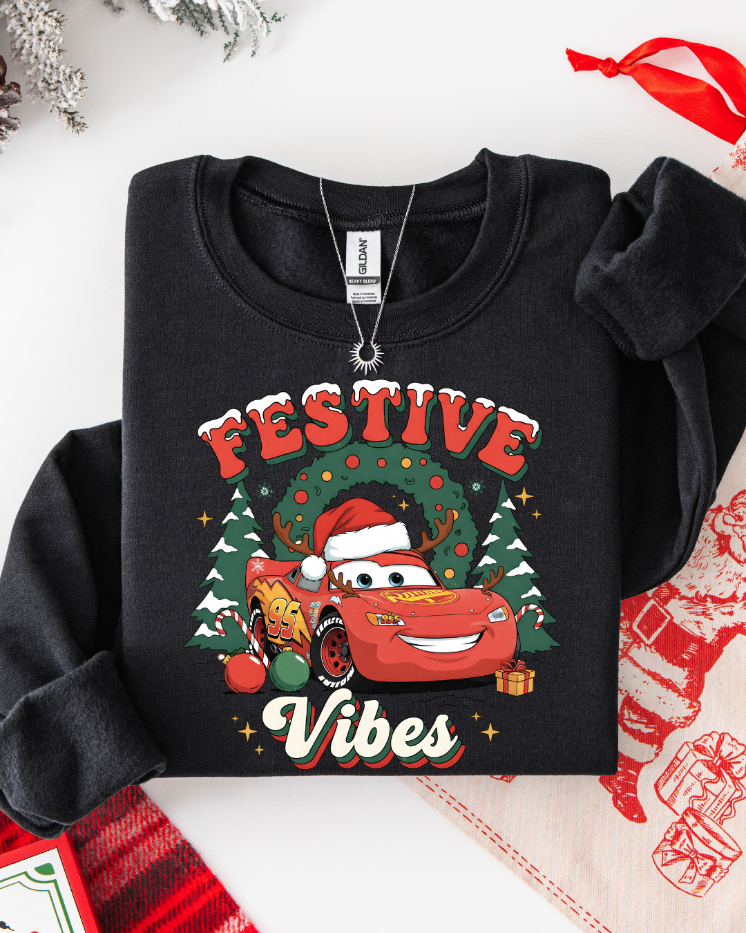 MERRY & BRIGHT #4 (LONG SLEEVE SHIRT + CREWNECK SWEATER