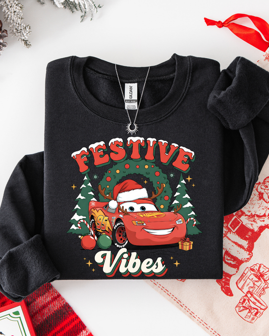 MERRY & BRIGHT #4 (LONG SLEEVE SHIRT + CREWNECK SWEATER