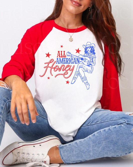 ALL AMERICAN HONEY TEE