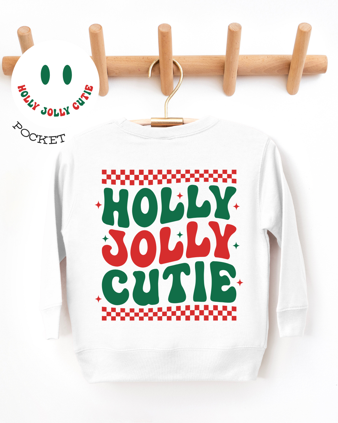 MERRY & BRIGHT #54 (LONG SLEEVE SHIRT + CREWNECK SWEATER)