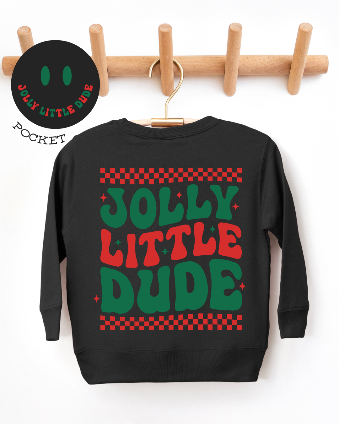 MERRY & BRIGHT #56 (LONG SLEEVE SHIRT + CREWNECK SWEATER)
