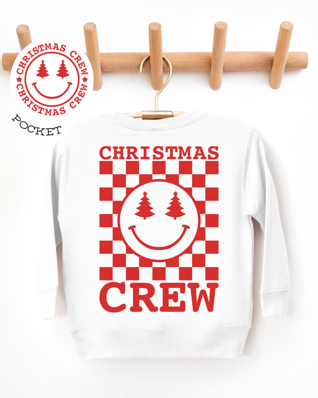 MERRY & BRIGHT #58 (LONG SLEEVE SHIRT + CREWNECK SWEATER)