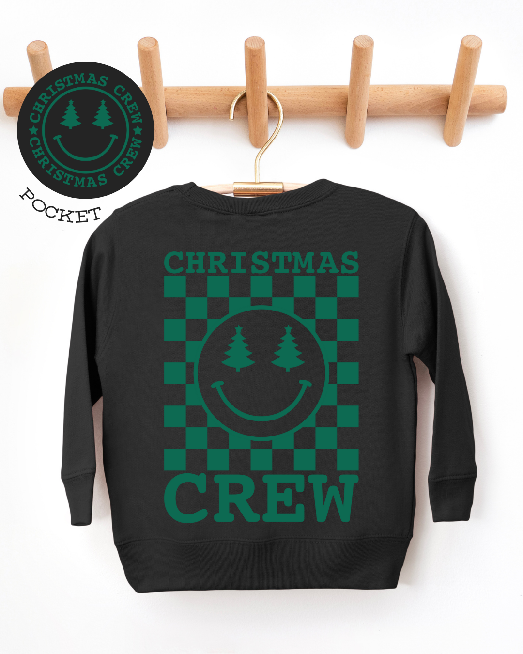 MERRY & BRIGHT #60 (LONG SLEEVE SHIRT + CREWNECK SWEATER)