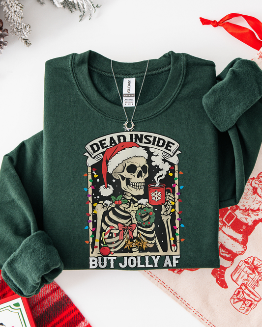 MERRY & BRIGHT #64 (LONG SLEEVE SHIRT + CREWNECK SWEATER)