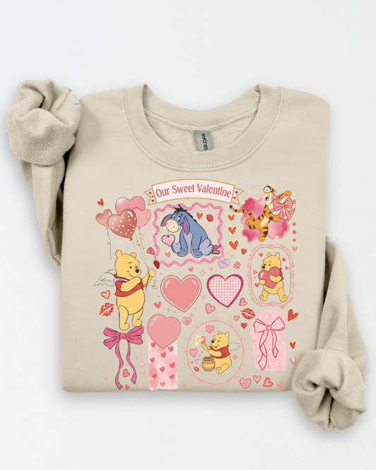SWEETHEART COLLECTION #6 (LONG SLEEVE SHIRT + CREWNECK SWEATER)