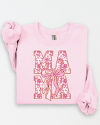 MAMA FLORAL COQUETTE (SHIRT + SWEATER OPTION)