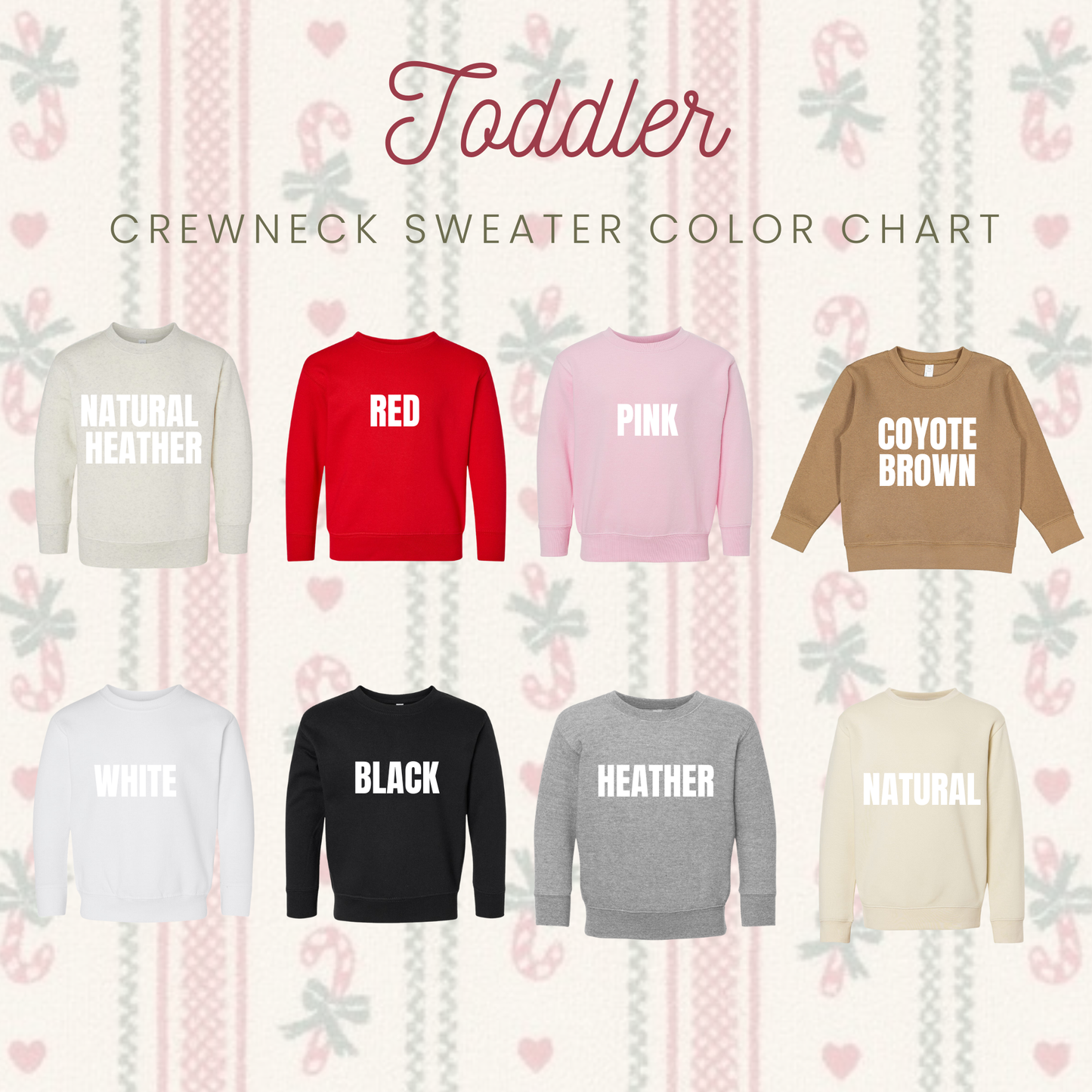 MERRY & BRIGHT #14 (LONG SLEEVE SHIRT + CREWNECK SWEATER)