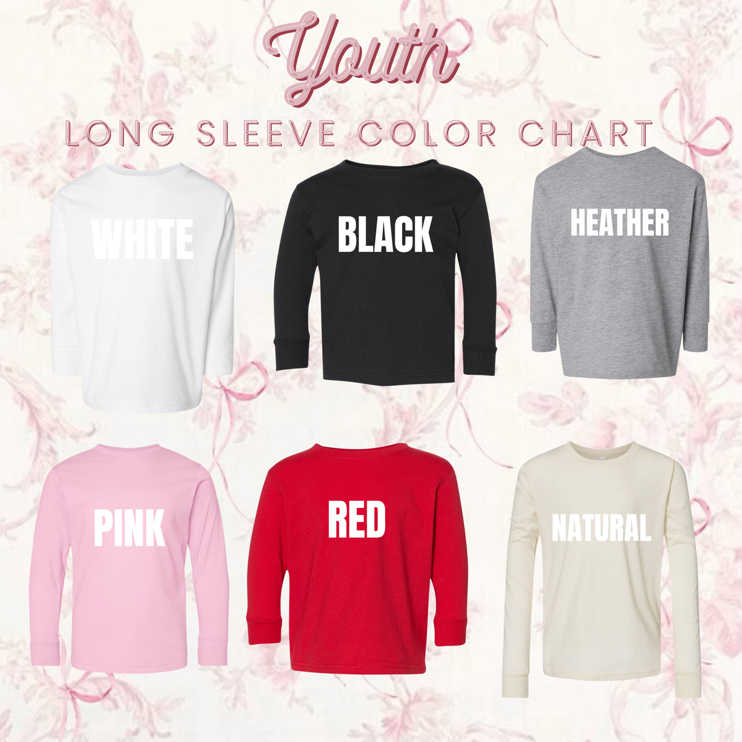SWEETHEART COLLECTION #22 LONG SLEEVE SHIRT + CREWNECK SWEATER)