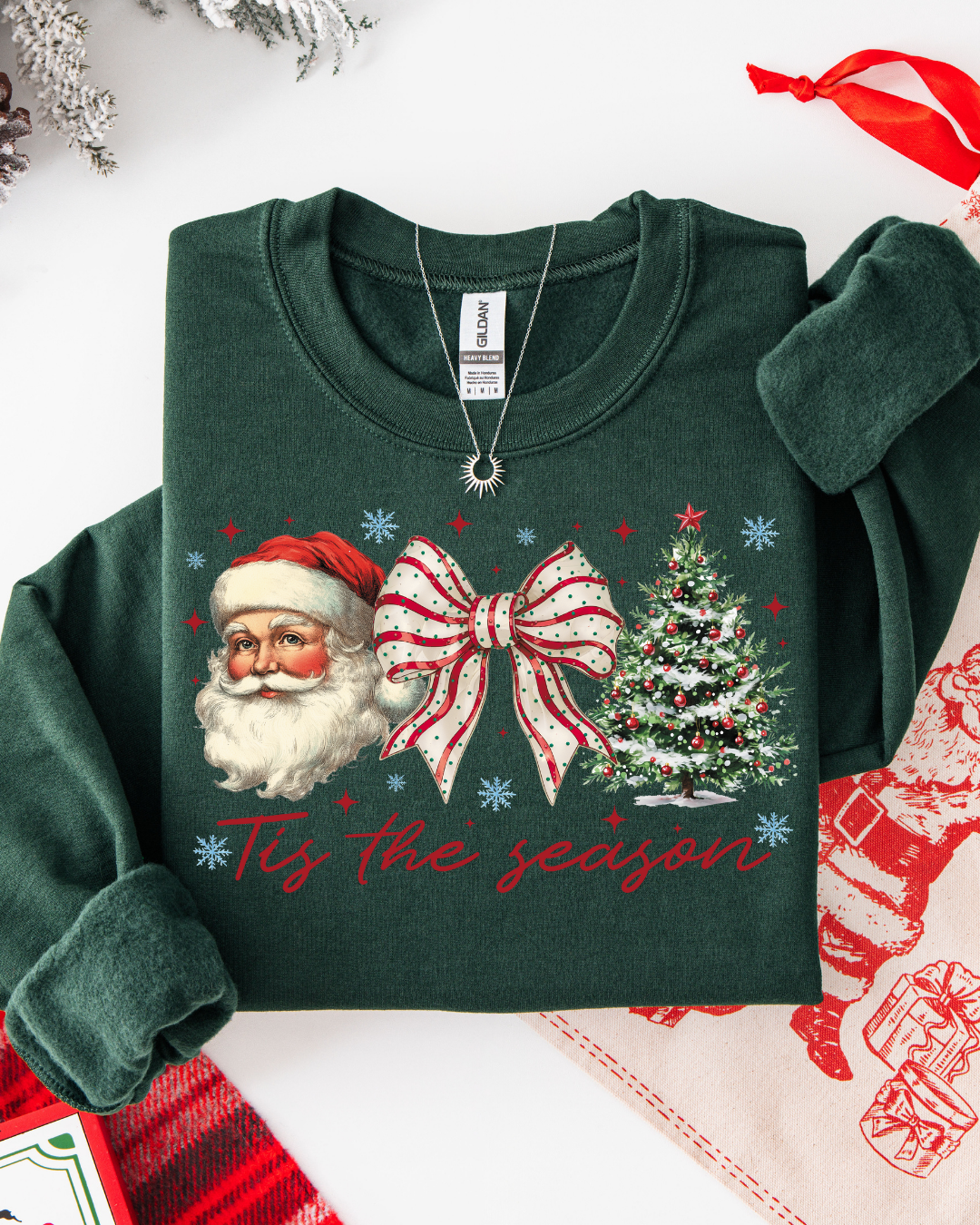 MERRY & BRIGHT #8 (LONG SLEEVE SHIRT + CREWNECK SWEATER)