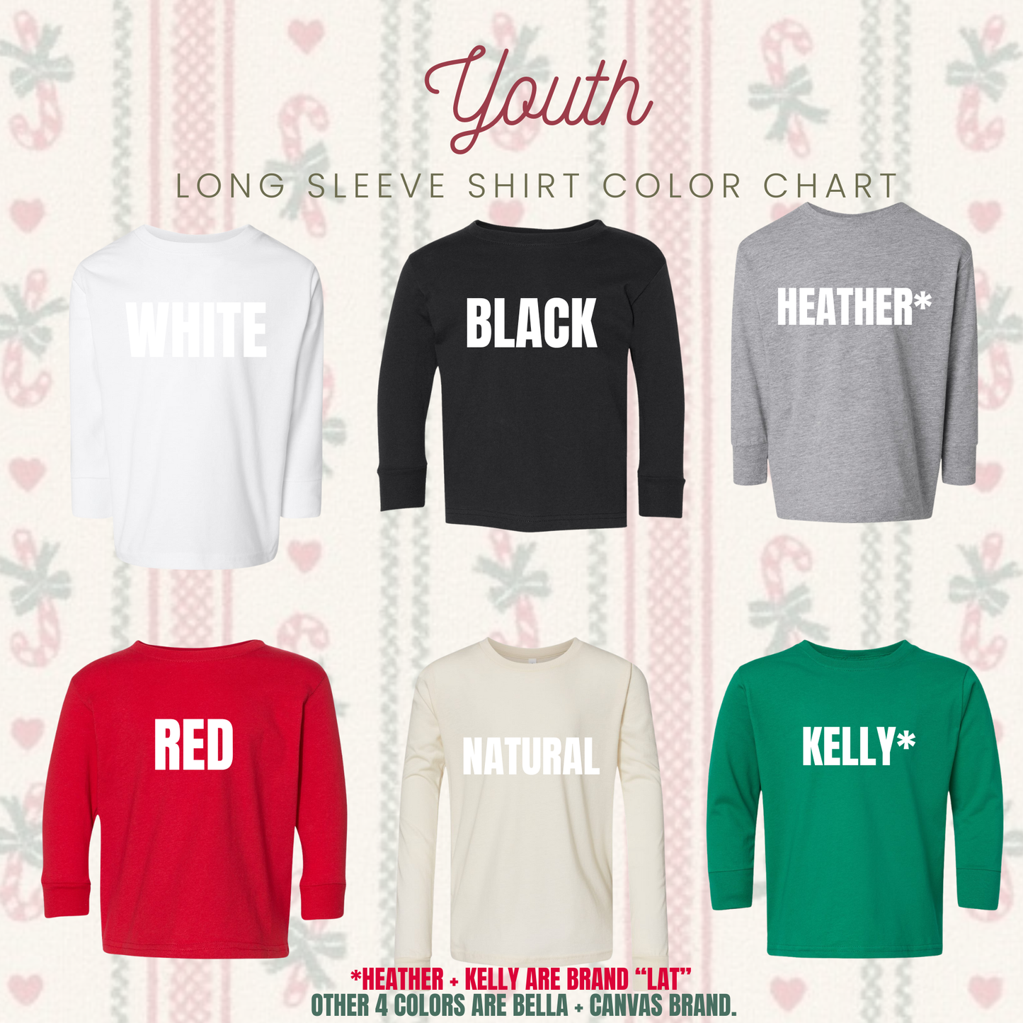 MERRY & BRIGHT #14 (LONG SLEEVE SHIRT + CREWNECK SWEATER)