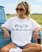 LITERALLY JUST A BOY MOM (SHIRT + SWEATER OPTION)
