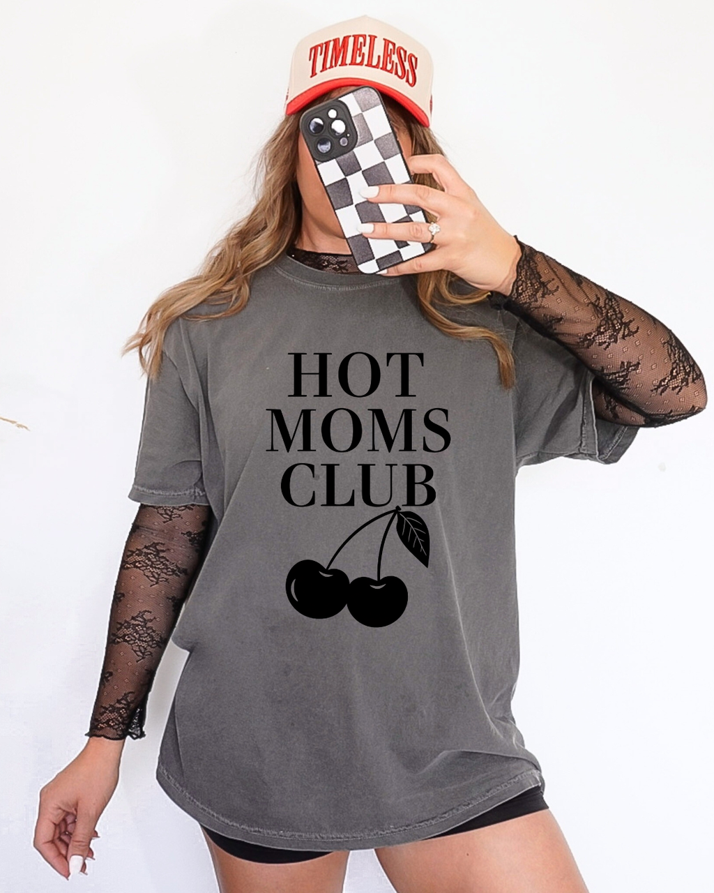 HOT MOMS CLUB (SHIRT + SWEATER OPTION)