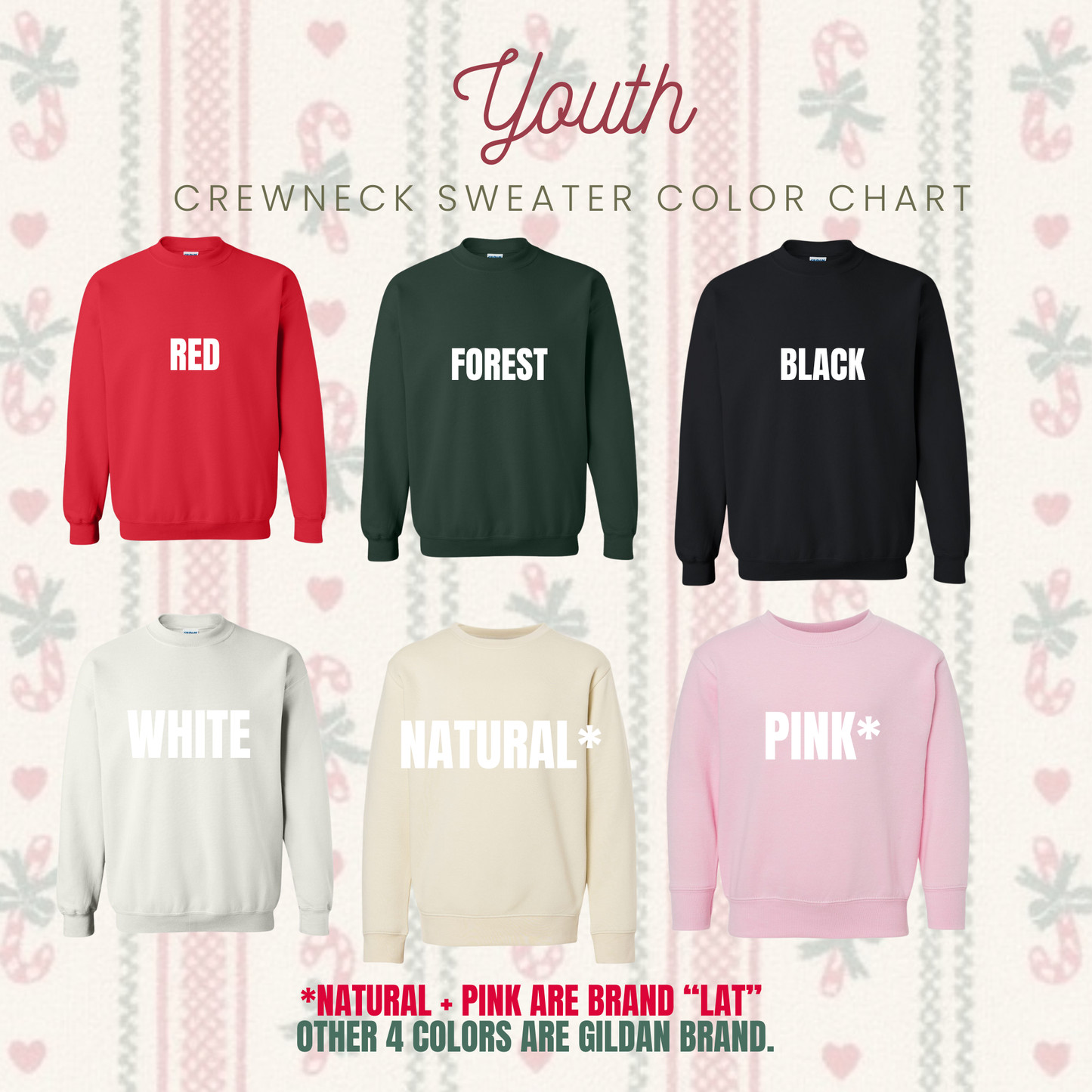MERRY & BRIGHT #14 (LONG SLEEVE SHIRT + CREWNECK SWEATER)