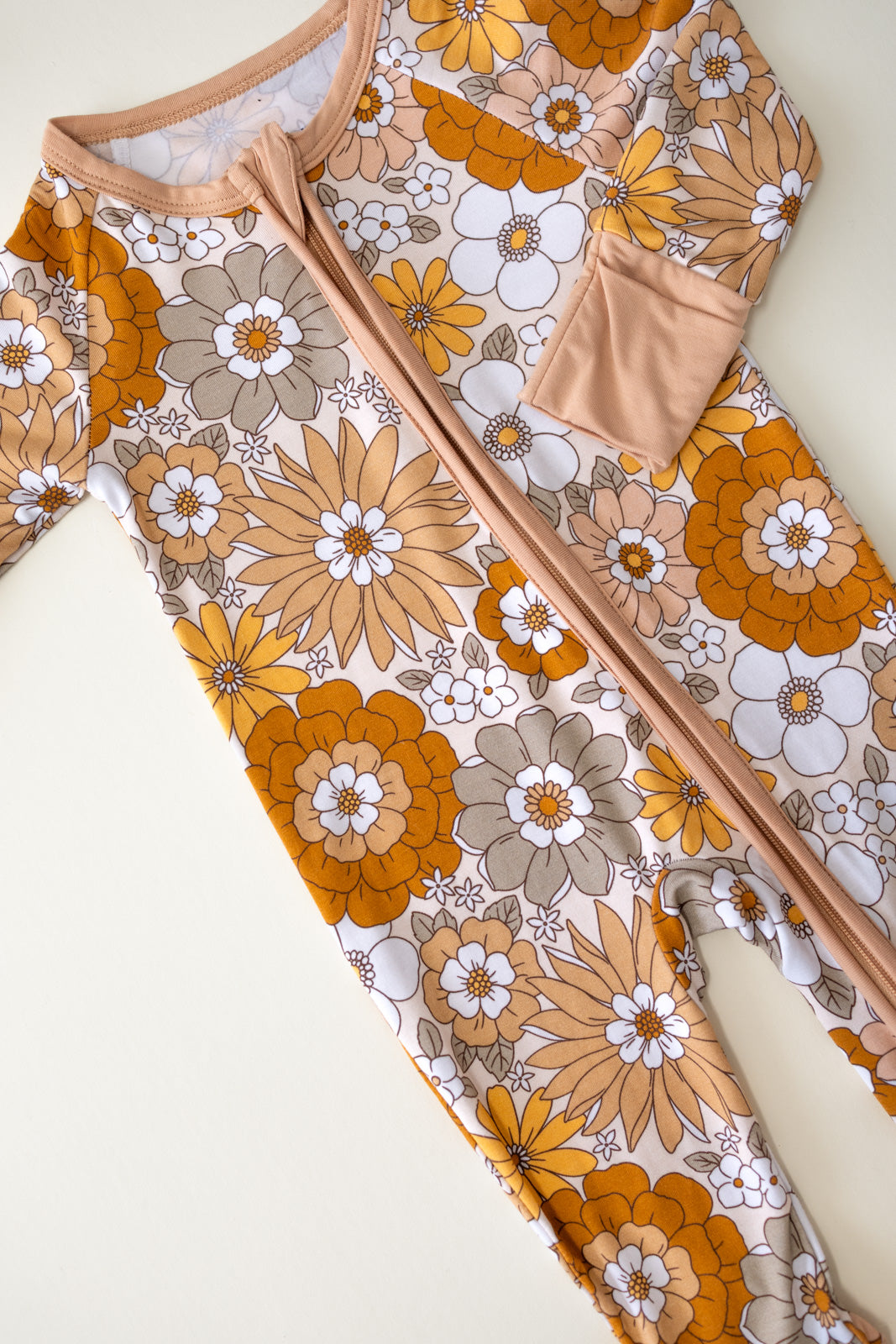 Bamboo Zip Romper | Petal Pop