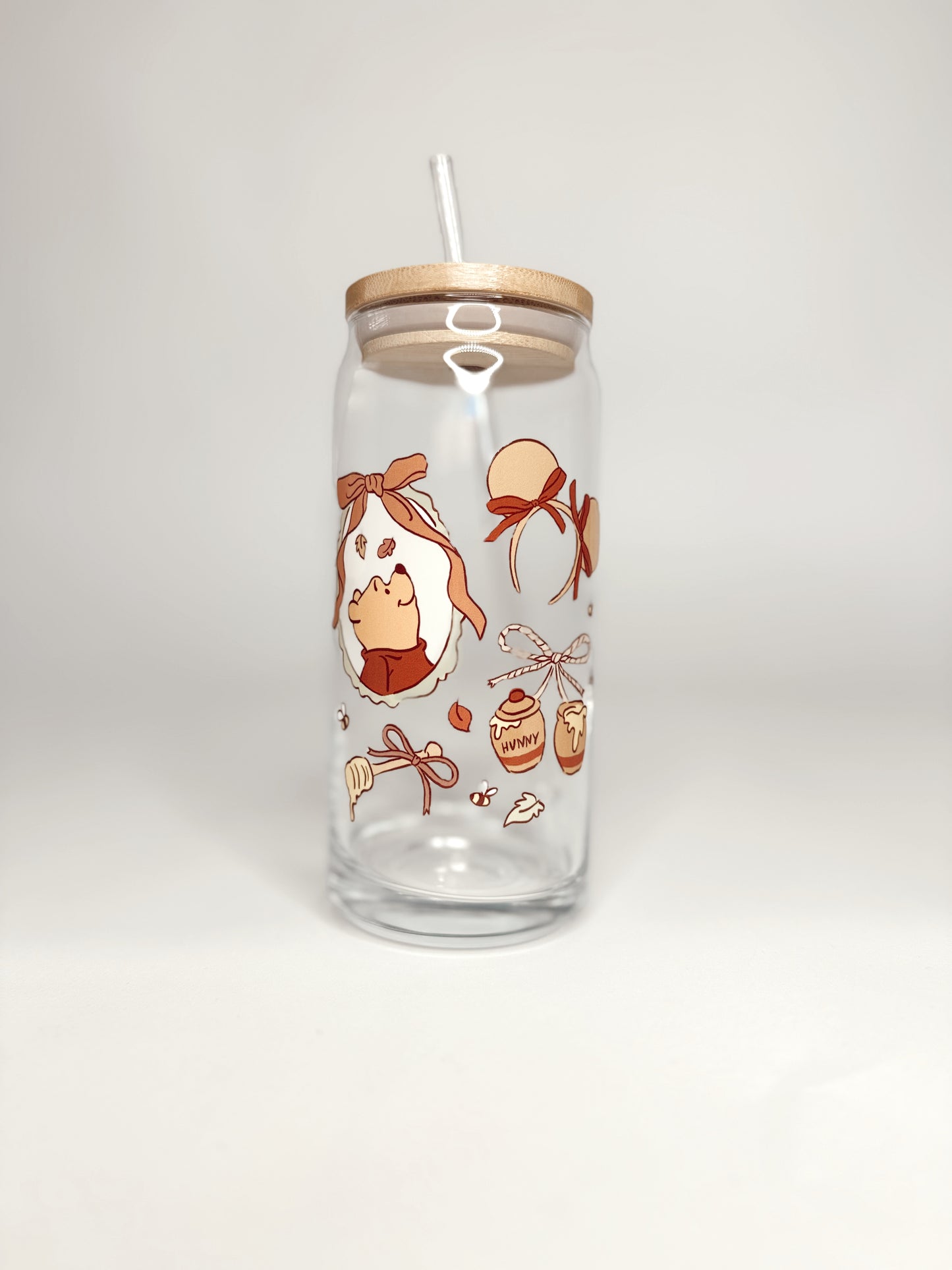 Magical Bear Glass Can