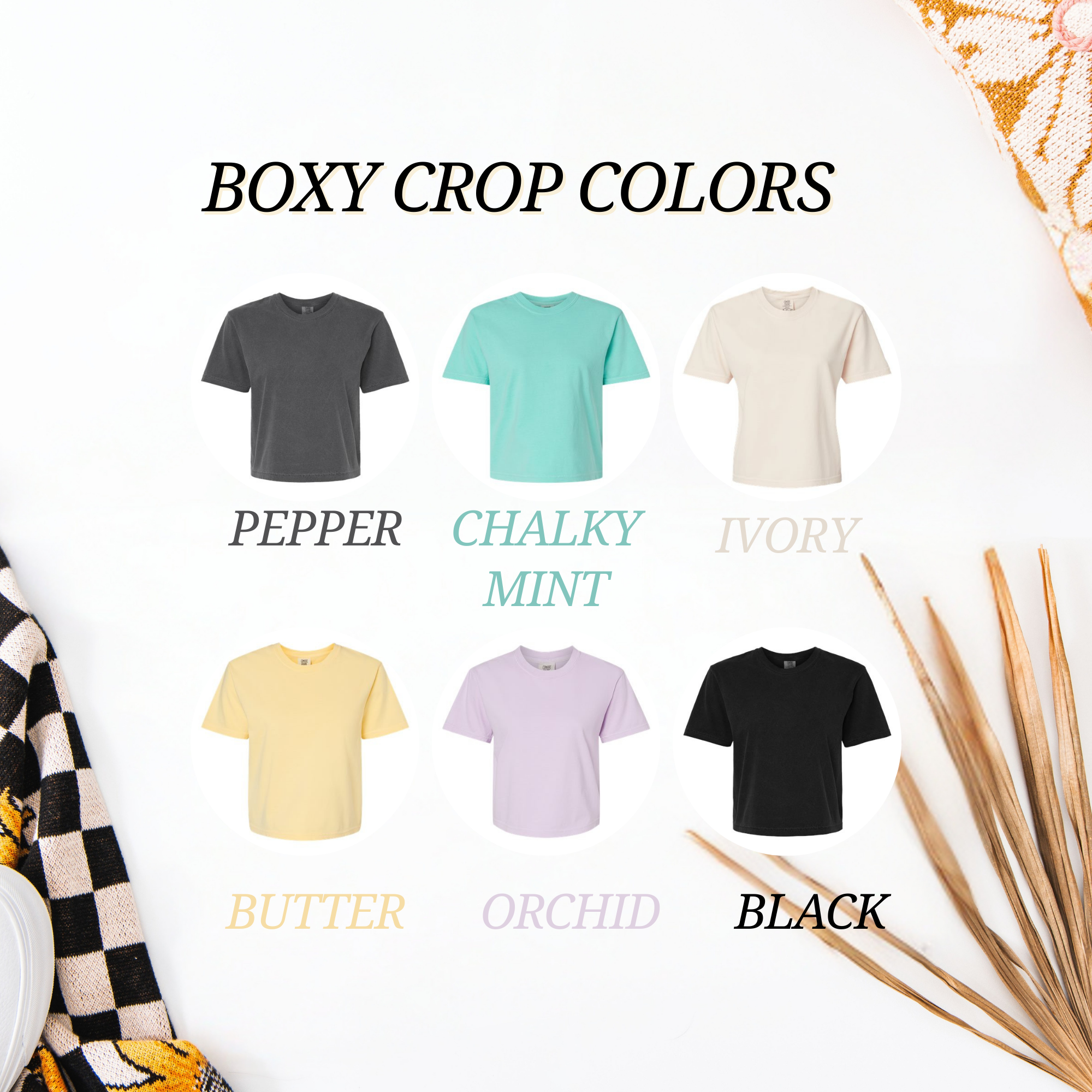MADE TO ORDER BOXY CROP TEE