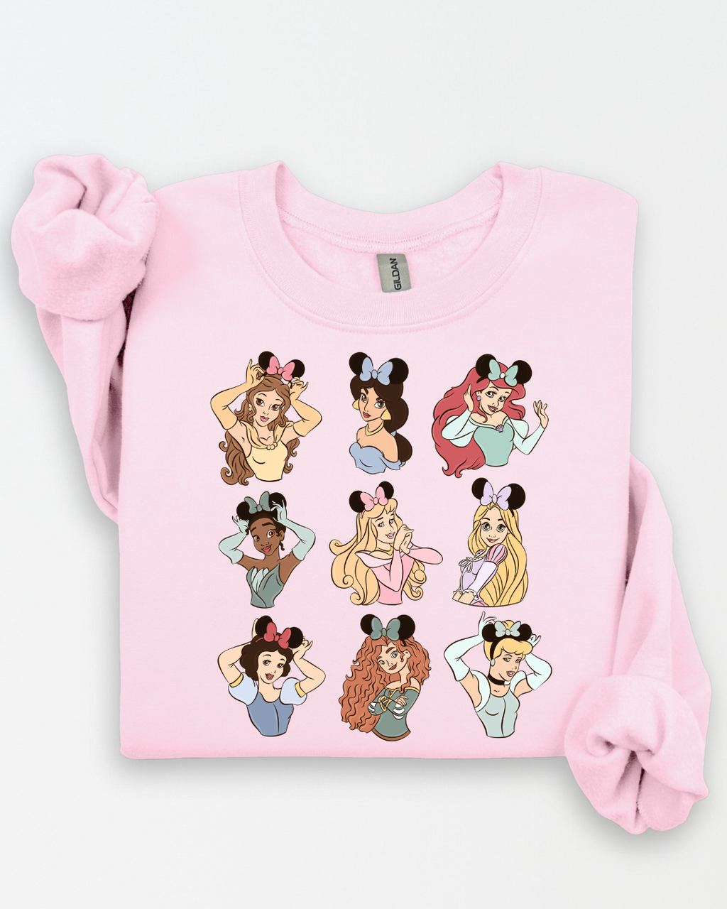 MAGICAL PRINCESSES (LONG SLEEVE SHIRT + CREWNECK SWEATER)