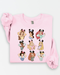 MAGICAL PRINCESSES (LONG SLEEVE SHIRT + CREWNECK SWEATER)