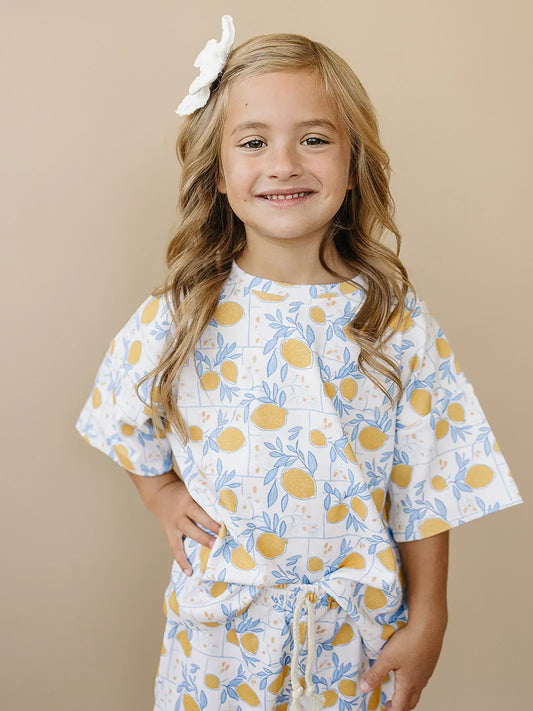 Baby & Kids' Cotton Shorts Set | Lemons