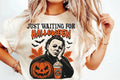 JUST WAITING FOR HALLOWEEN (SHIRT + SWEATER OPTION)