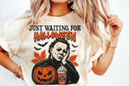 JUST WAITING FOR HALLOWEEN (SHIRT + SWEATER OPTION)