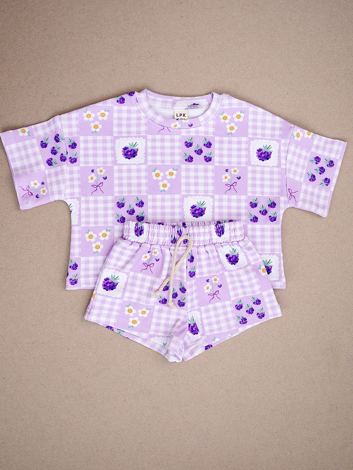 Shorts Set | Raspberry